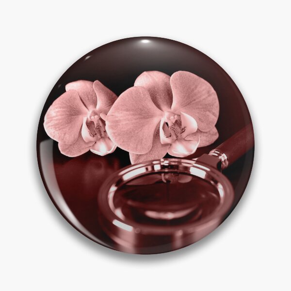 Item preview, Beautiful orchids and a magnifying glass designed and sold by AsahiNoAme.