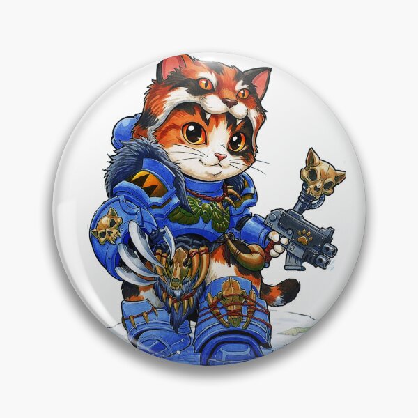 Item preview, stylized anthropomorphic cat warrior designed and sold by Mudikeys.