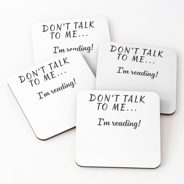 Item preview, Don't talk to me i'am reading! designed and sold by uunaa.