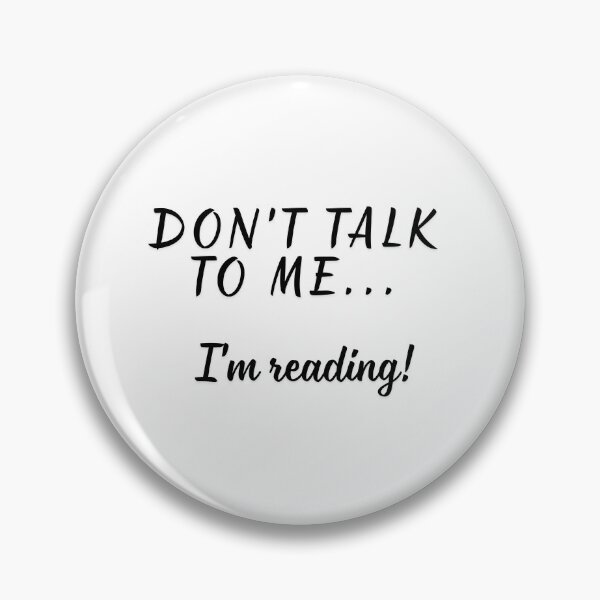 Item preview, Don't talk to me i'am reading! designed and sold by uunaa.