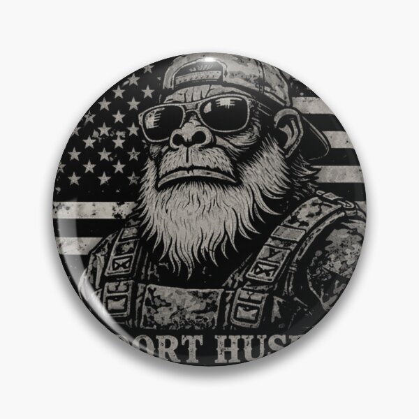 Item preview, Emotional Support Husband Do Not Pet American Flag Tactical Gorilla Patriotic Man designed and sold by Buzzlekrun.