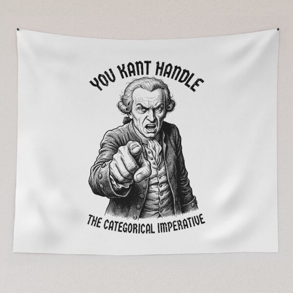 Item preview, Funny Philosophy Immanuel Kant Handle Categorical Imperative designed and sold by GrandeDuc.