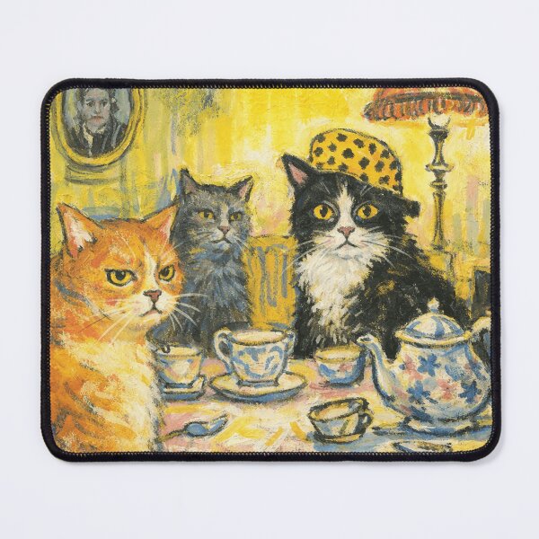 Item preview, Cats Having Tea Together designed and sold by levorix.