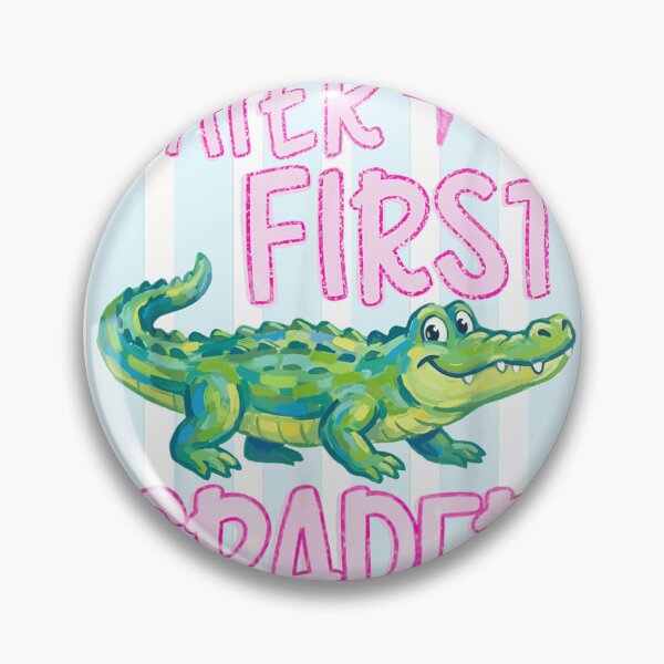 Item preview, Later First Grader Crocodile Alligator Back to School Graduation Boys Girls Kid designed and sold by Plonkylar.