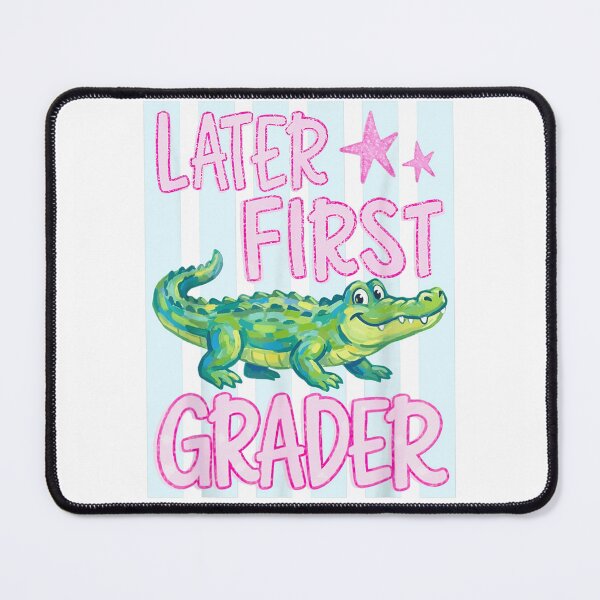 Item preview, Later First Grader Crocodile Alligator Back to School Graduation Boys Girls Kid designed and sold by Plonkylar.