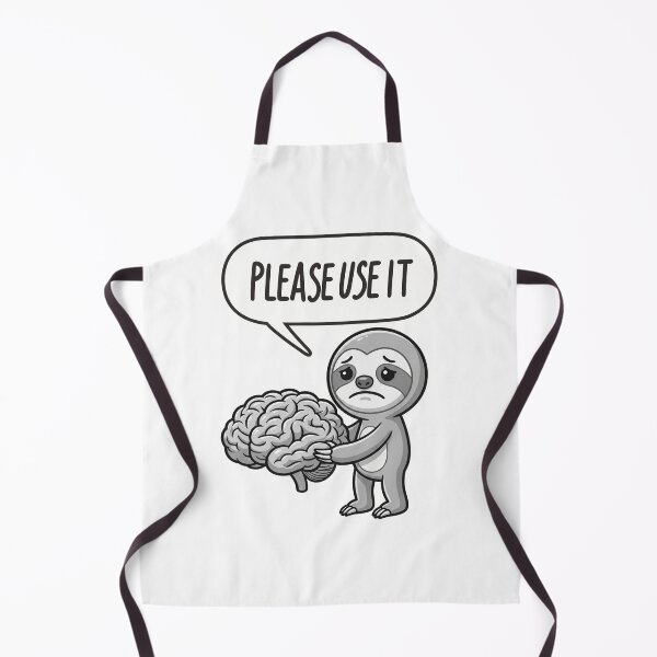 Item preview, Please Use It Funny Brain Sloth Meme – Sarcastic Intelligence Meme Design designed and sold by ColorFlick.