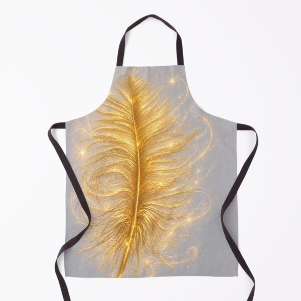 Item preview, Golden celestial feather designed and sold by sonamkumari333.