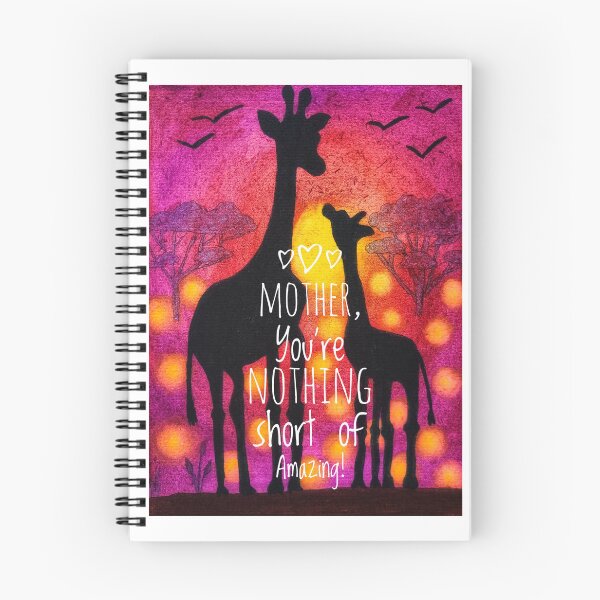Item preview, Savanna sunset with mom_card 4 designed and sold by Paintedhues.