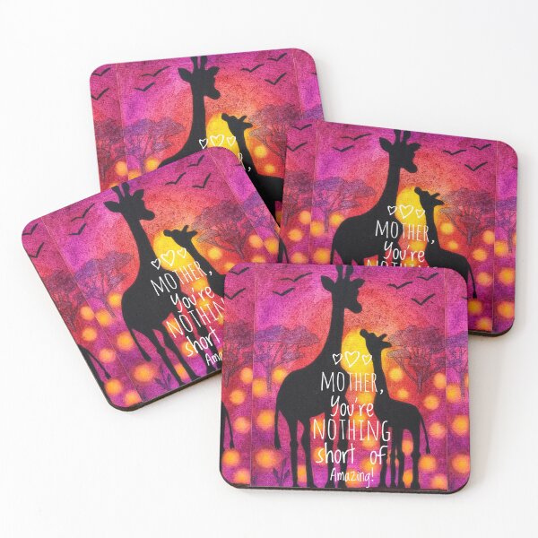 Item preview, Savanna sunset with mom_card 4 designed and sold by Paintedhues.