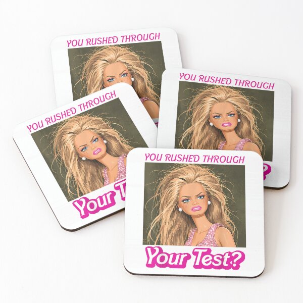 Item preview, Funny Sassy Girl Messy Hair Rushed Through Your Test Teacher School Humor designed and sold by Plonkylar.