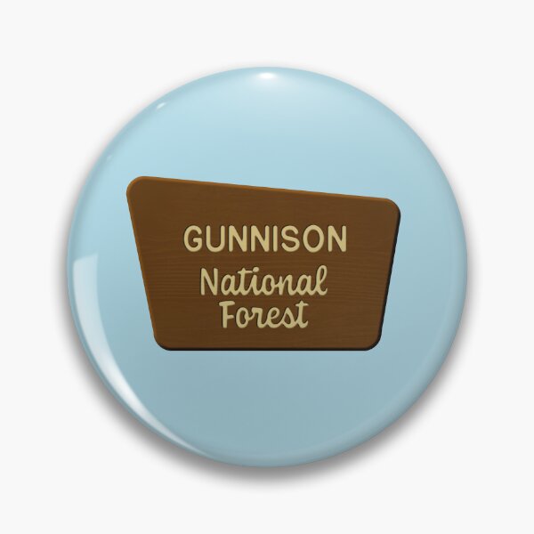 Item preview, Gunnison National Forest sign designed and sold by Nicmunk-Design.