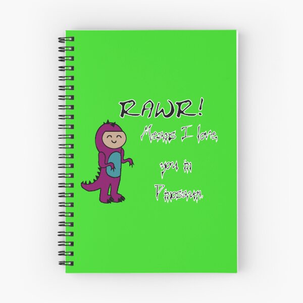 Item preview, Rawr! Means I love you in Dinosaur designed and sold by Goose Clarke.