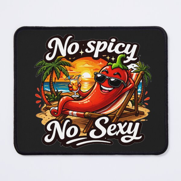 Item preview, Hot Funny Chili in his deckchair designed and sold by MarthaPlace.