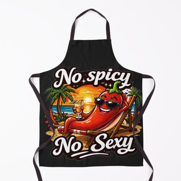 Item preview, Hot Funny Chili in his deckchair designed and sold by MarthaPlace.