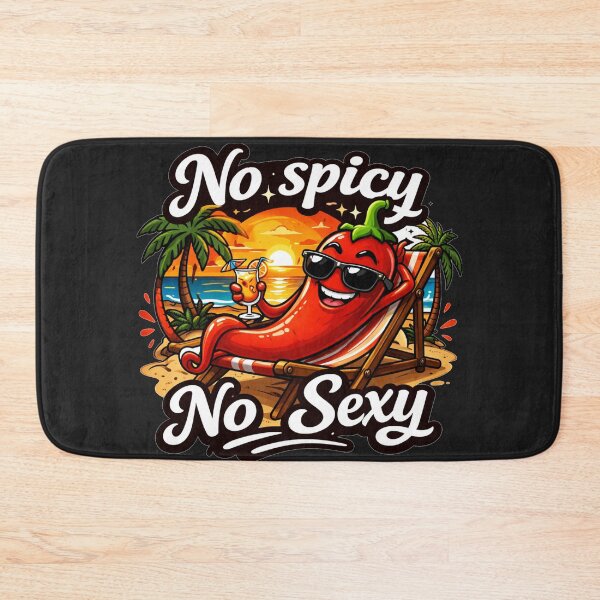 Item preview, Hot Funny Chili in his deckchair designed and sold by MarthaPlace.