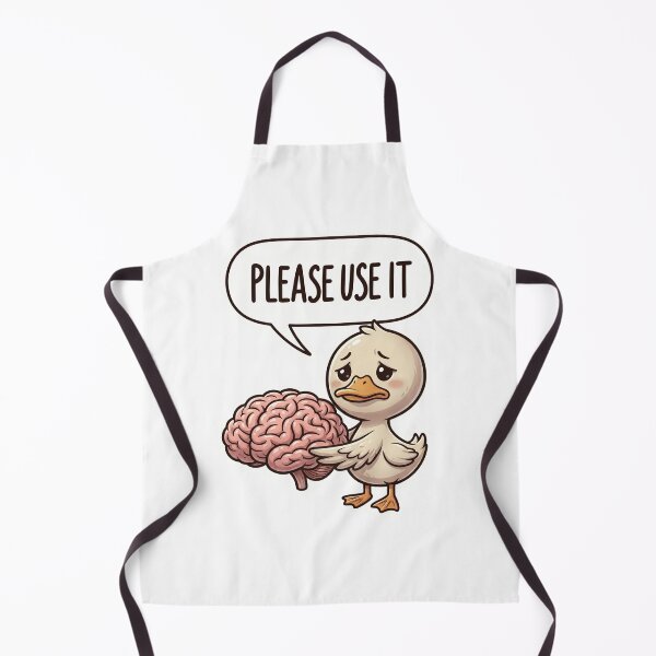 Item preview, Please Use It Funny Brain Duck Meme – Sarcastic Intelligence Meme Design designed and sold by ColorFlick.