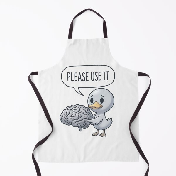 Item preview, Please Use It Funny Brain Duck Meme – Sarcastic Intelligence Meme Design designed and sold by ColorFlick.