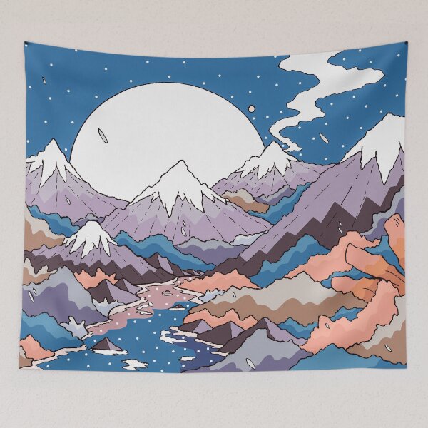 Item preview, Star river mountains designed and sold by Swadeillustrations.