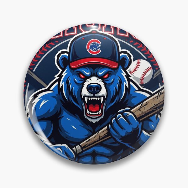 Item preview, Angry Blue Bear Baseball Fighter Mascot designed and sold by Pandora´s Box.