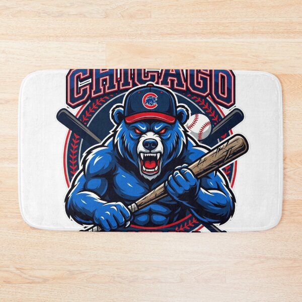 Item preview, Angry Blue Bear Baseball Fighter Mascot designed and sold by Pandora´s Box.