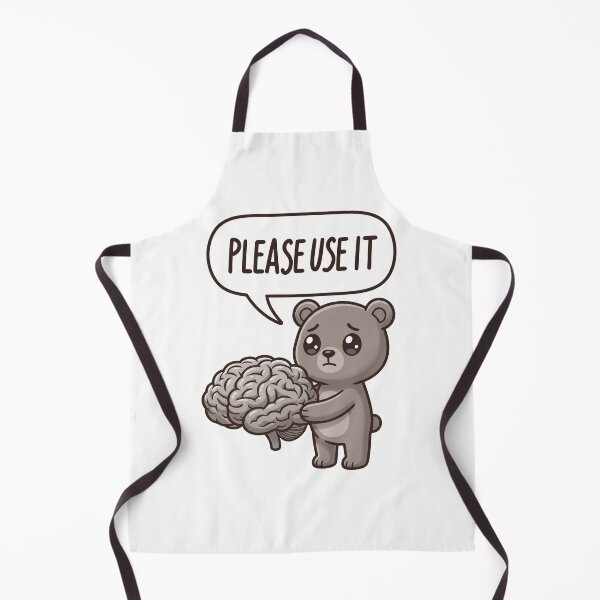 Item preview, Please Use It Funny Brain Bear Meme – Sarcastic Intelligence Meme Design designed and sold by ColorFlick.