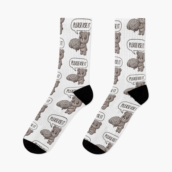 Item preview, Please Use It Funny Brain Bear Meme – Sarcastic Intelligence Meme Design designed and sold by ColorFlick.