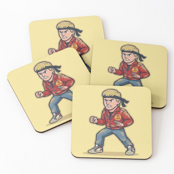 Item preview, The Karate Kid Trilogy Cuties - Johnny  - The 1984 Red Jacket Edition designed and sold by CleverCulture.