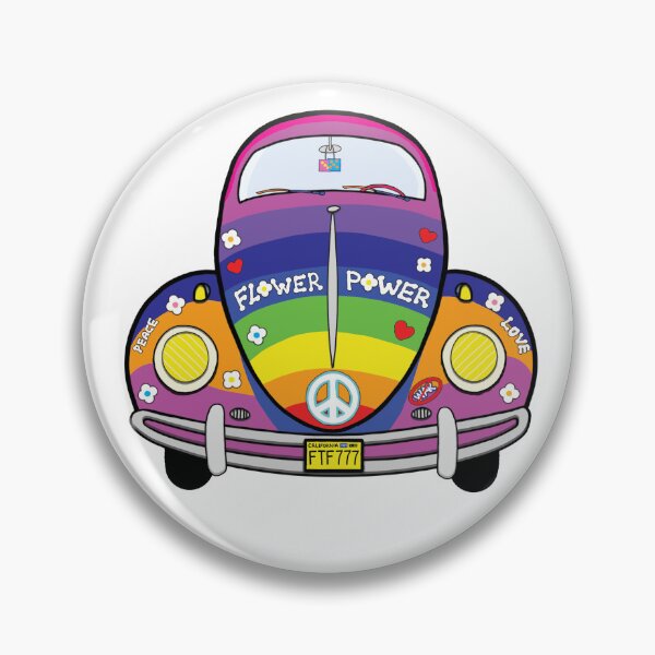 Item preview, Psychedelic Hippie Bug Car designed and sold by lemonharangue.