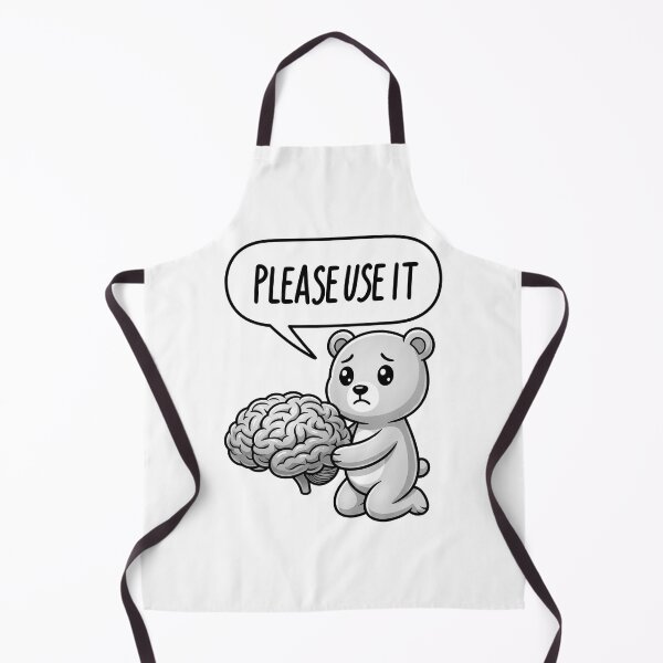 Item preview, Please Use It Funny Brain Bear Meme – Sarcastic Intelligence Meme Design designed and sold by ColorFlick.