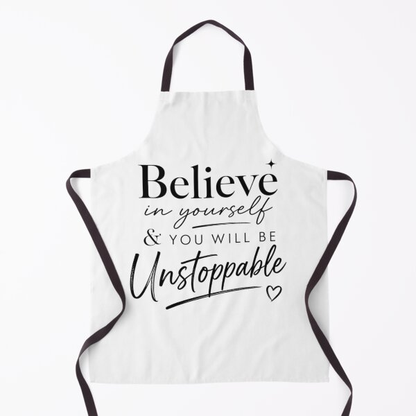 Item preview, Believe In Yourself Unstoppable Typography Design | Mixed Font Motivational Quote Minimal Black White Aesthetic designed and sold by Sanika arts .