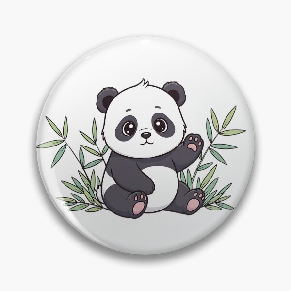 Item preview, Cute Panda Among Bamboo Leaves designed and sold by LyoniHERA.