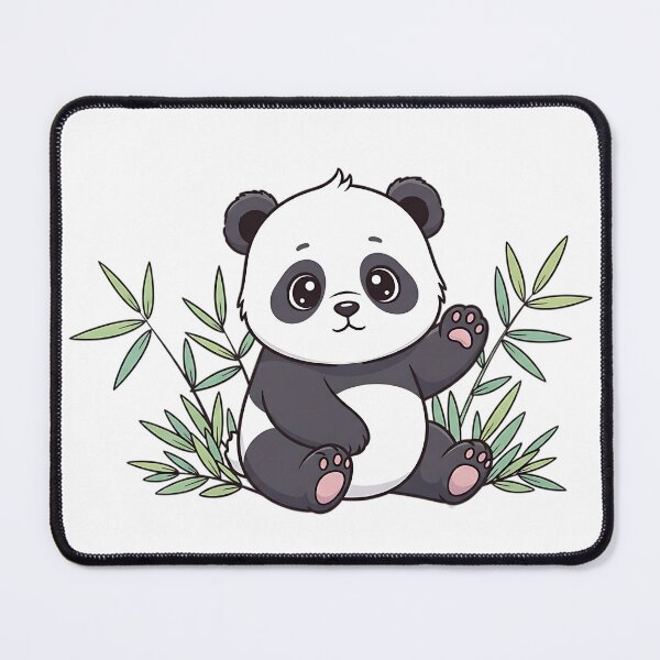 Item preview, Cute Panda Among Bamboo Leaves designed and sold by LyoniHERA.