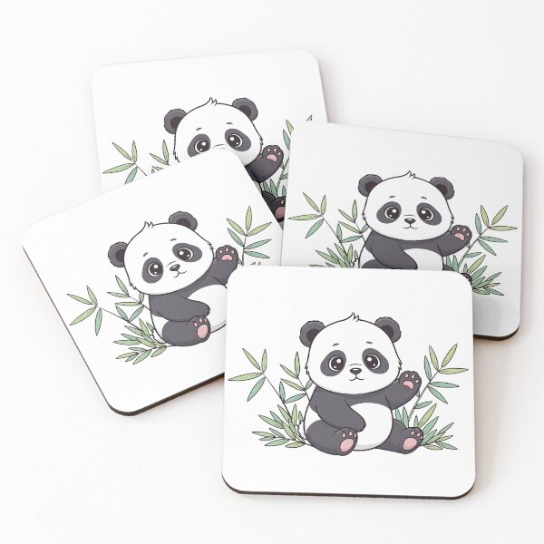 Item preview, Cute Panda Among Bamboo Leaves designed and sold by joniJhon_design.