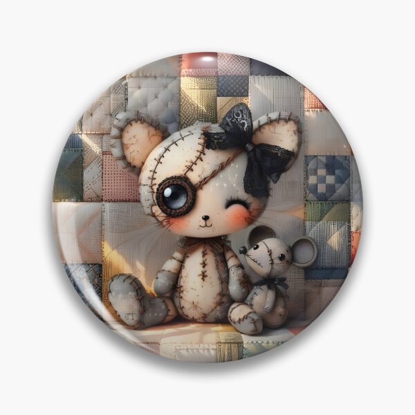 Item preview, Little stitch-ups - Cat and mouse designed and sold by JacquiTaylorArt.