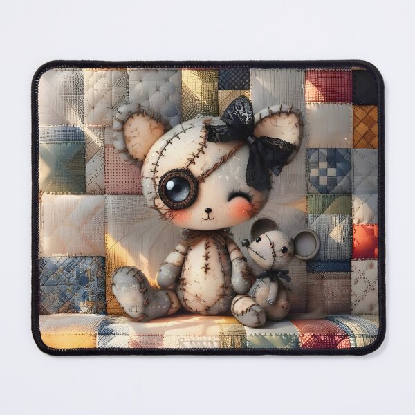 Item preview, Little stitch-ups - Cat and mouse designed and sold by JacquiTaylorArt.