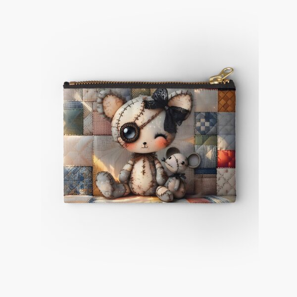 Item preview, Little stitch-ups - Cat and mouse designed and sold by JacquiTaylorArt.