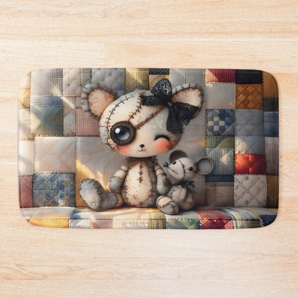 Item preview, Little stitch-ups - Cat and mouse designed and sold by JacquiTaylorArt.