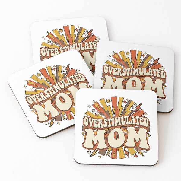 Item preview, Overstimulated Mom –Real Motherhood & Mental Load Humor designed and sold by ArtsyExplorer.