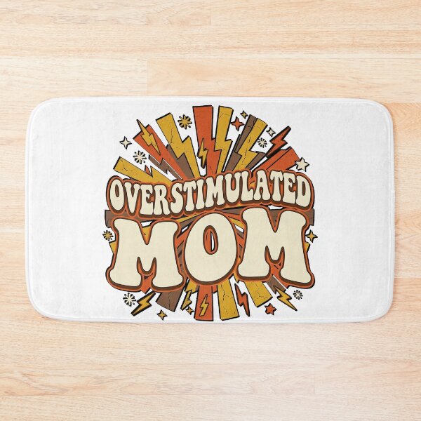 Item preview, Overstimulated Mom –Real Motherhood & Mental Load Humor designed and sold by ArtsyExplorer.