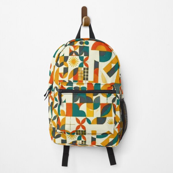 Item preview, Mid-Century Modern Geometric Windmill Mosaic Pattern designed and sold by MT-Hub | Cute Aesthetic Art, Stickers & Phone Cases.