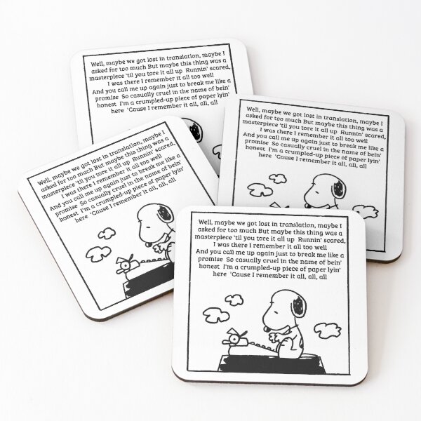 Item preview, snoopy all too well bridge lyrics designed and sold by liveawhimsylife.