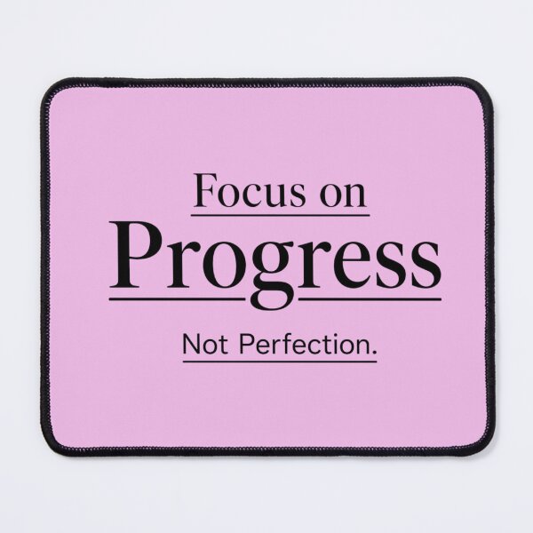 Item preview, Focus on Progress Not Perfection Minimal Typography Poster | Underline Text Design | Motivational Quote Aesthetic designed and sold by Sanika arts .