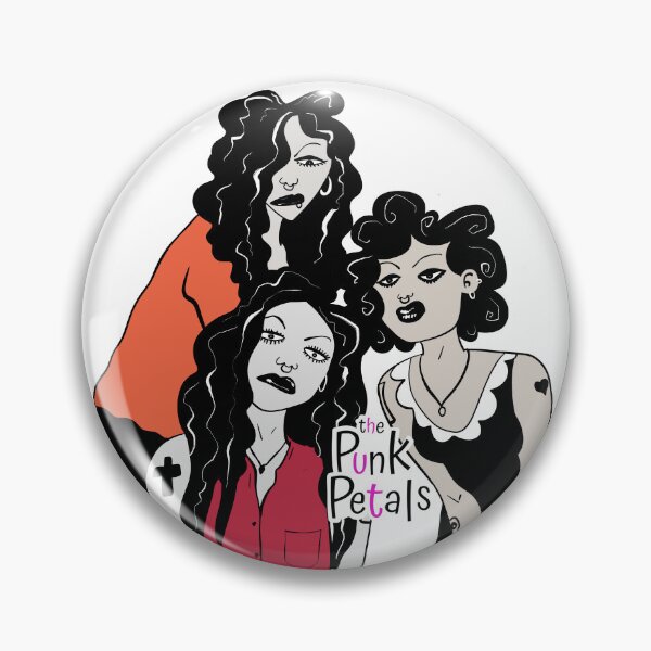 Item preview, The Punk Petals, all female punk band designed and sold by Ajforristalart.