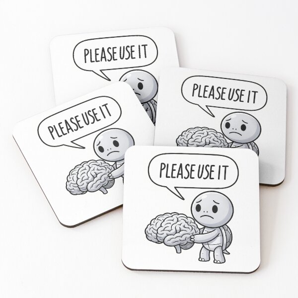 Item preview, Please Use It Funny Brain Turtle Meme – Sarcastic Intelligence Meme Design designed and sold by ColorFlick.