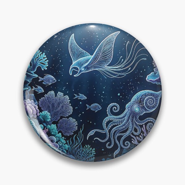 Item preview, Fantasía de las profundidades marinas designed and sold by Besoul Design.