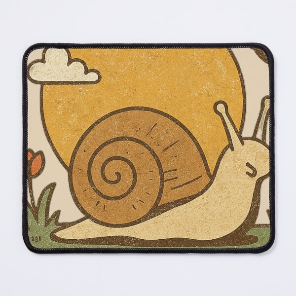 Item preview, Slow Is Fine But Keep Moving Snail Cute Motivational Vintage Design designed and sold by Negisandeep studio.