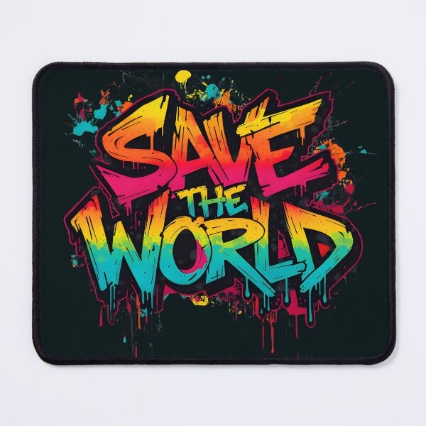 Item preview, Save the World – Underground Graffiti Style designed and sold by typoinspired.