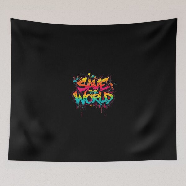 Item preview, Save the World – Underground Graffiti Style  designed and sold by typoinspired.