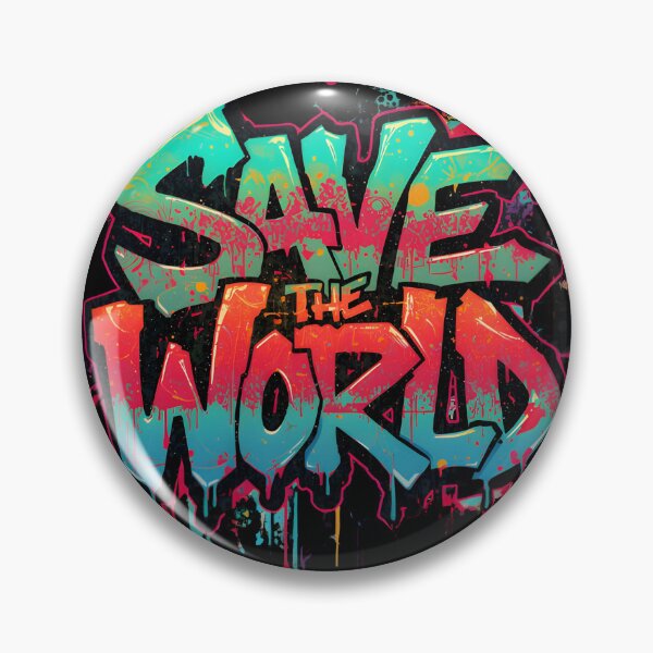 Item preview, Save the World – Underground Street Style Design designed and sold by typoinspired.