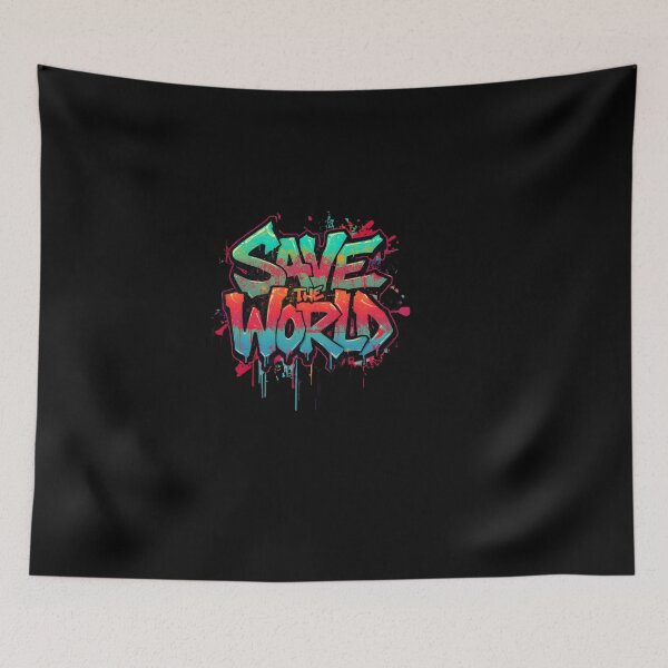 Item preview, Save the World – Underground Street Style Design designed and sold by typoinspired.